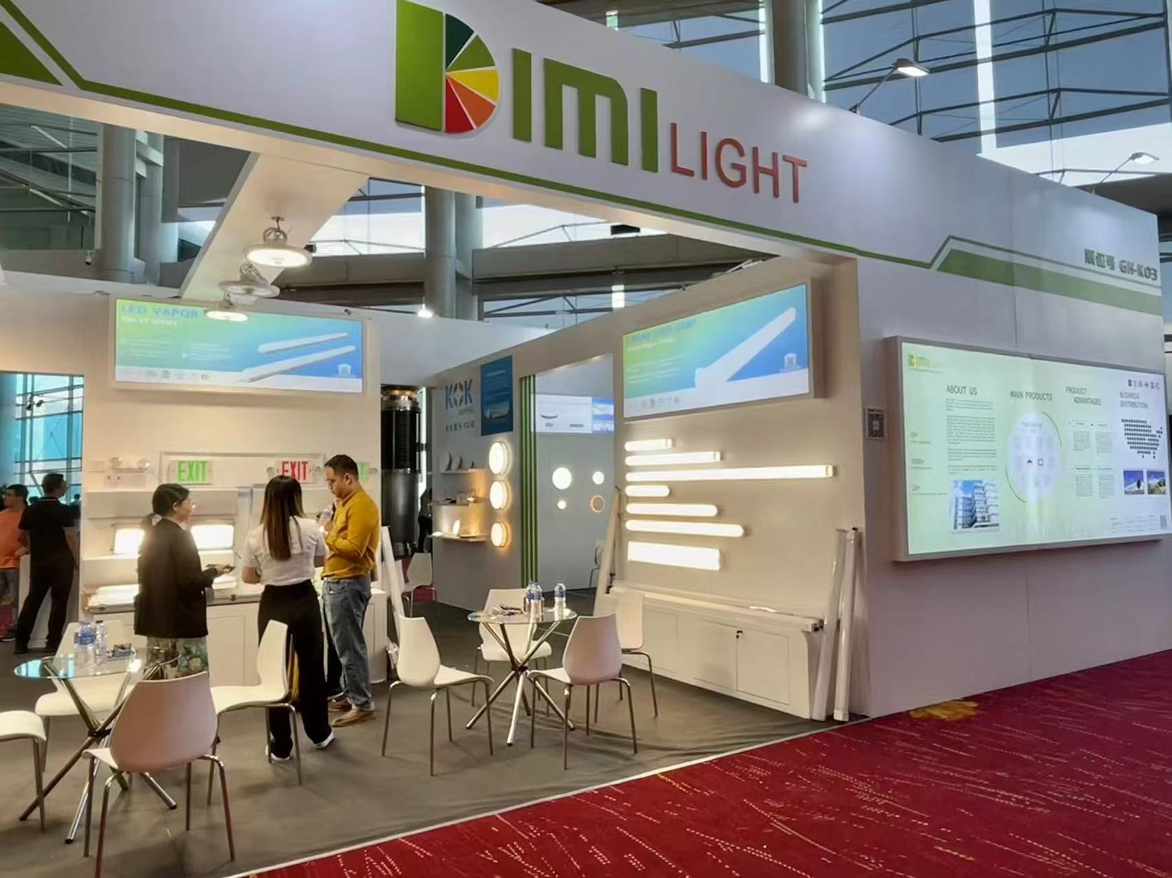 Welcome to Visit Dimi Light's Booth in Light Fair International 2023 in Hongkong  Convention Center